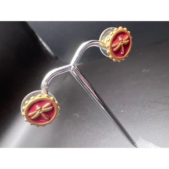 Joan Vass Dragonfly Earrings - Picture 4 of 4